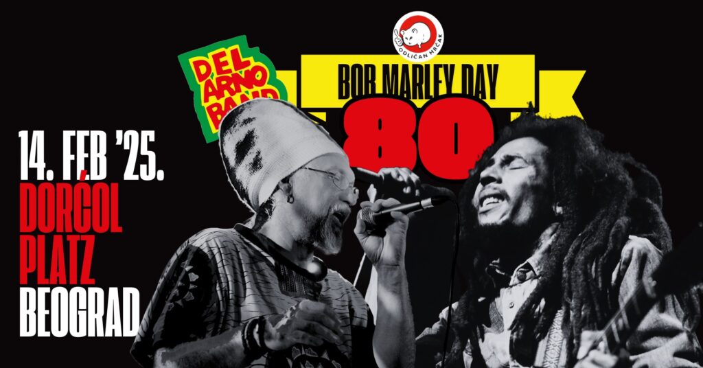 80. ROĐENDAN BOBA MARLEYA U DORĆOL PLATZU UZ DEL ARNO BAND