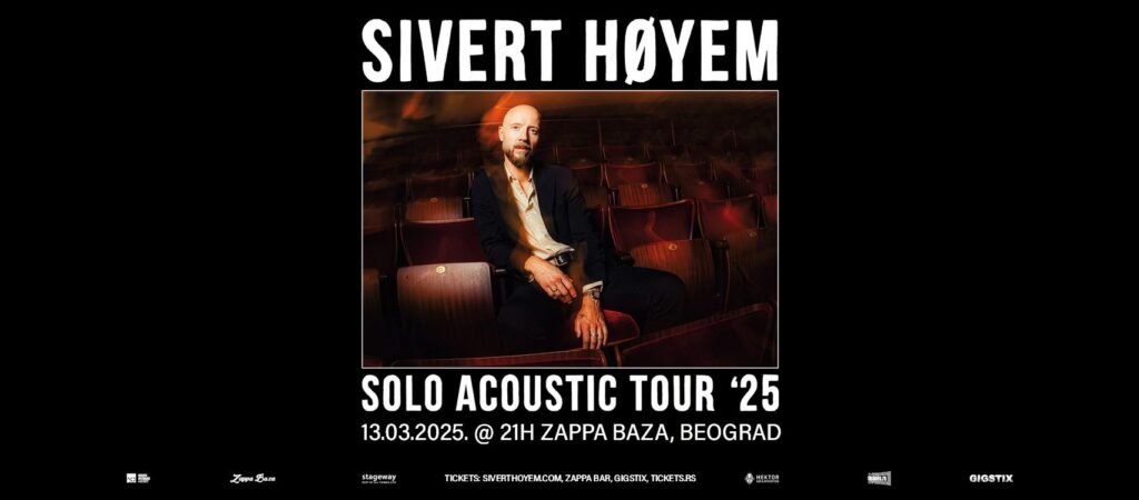 Sivert Hoyem 13.3. u Zappa Bazi