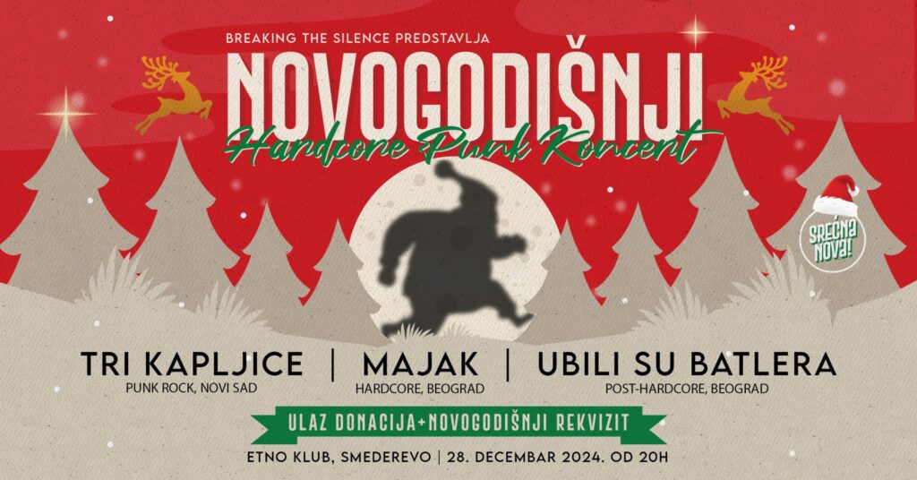 Tri Kapljice, Majak i Ubili su batlera 28.12. u Etno klubu u Smederevu