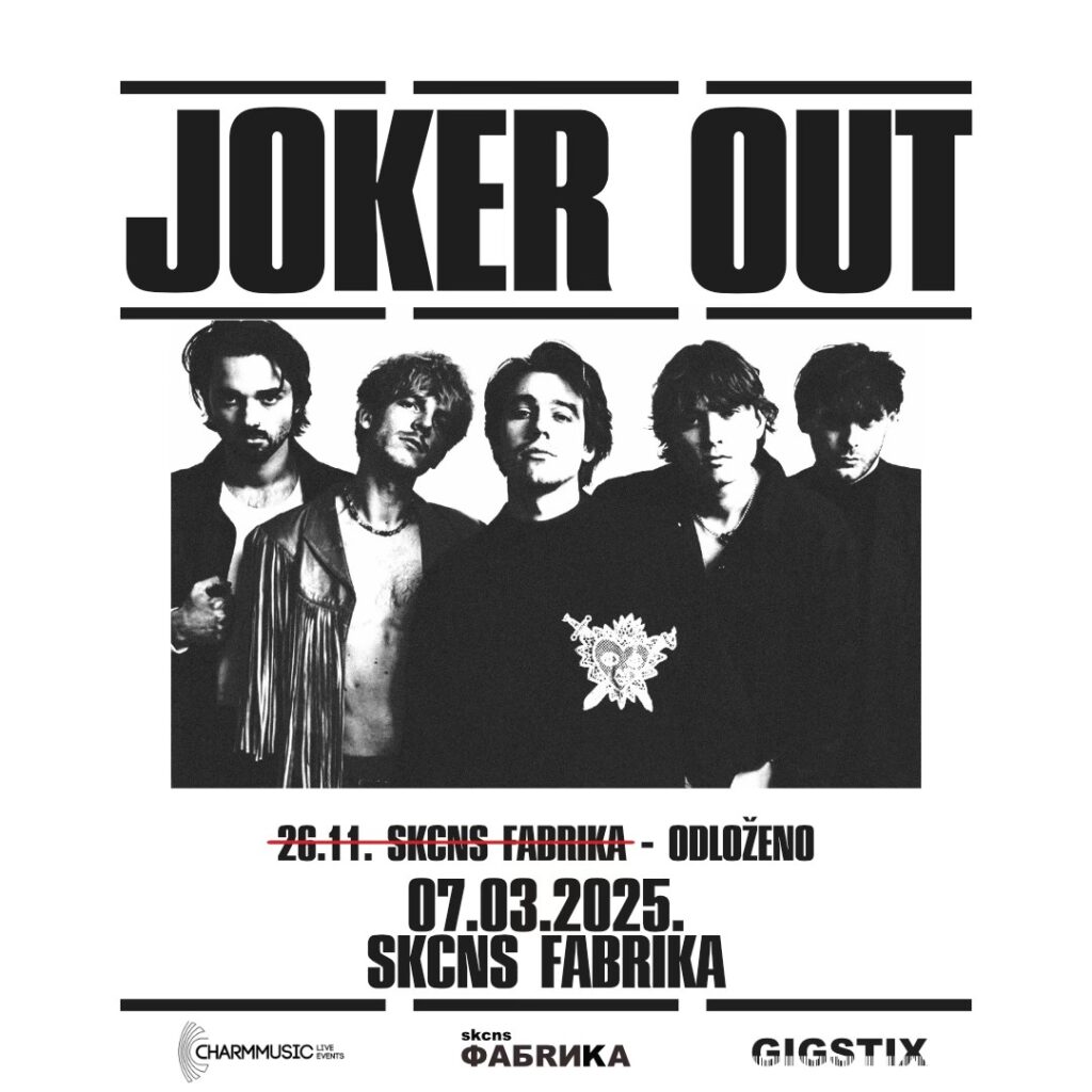 Odložen koncert Joker Outa