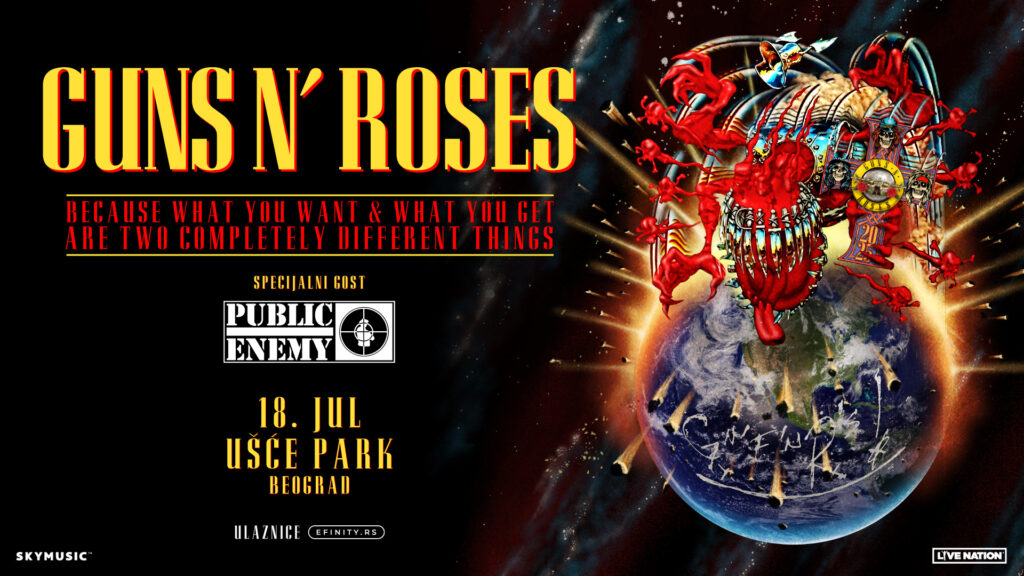 ULAZNICE ZA GUNS N’ ROSES U BEOGRADU OD DANAS U PRODAJI!