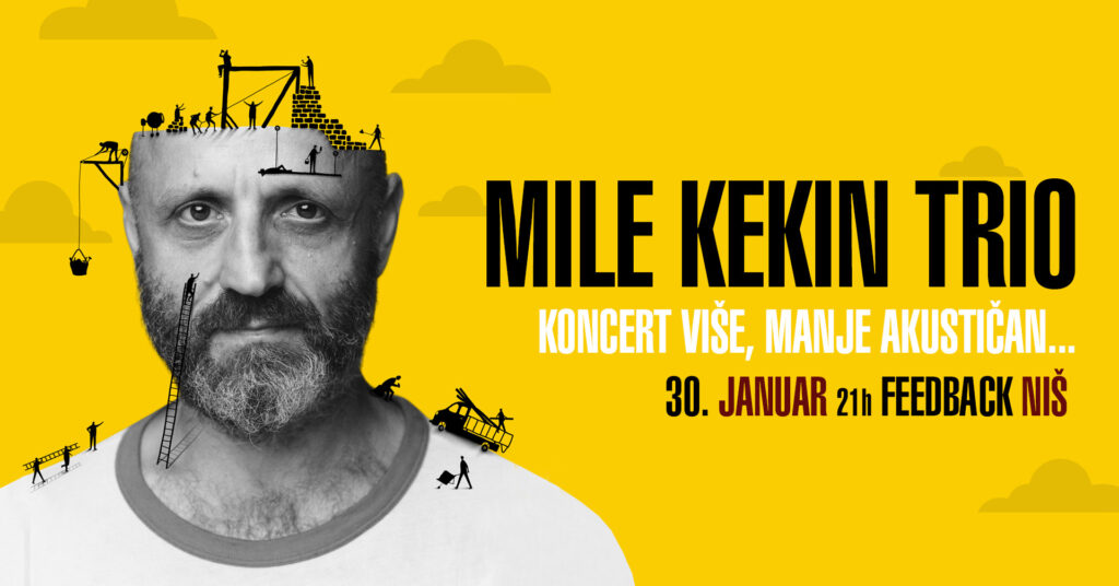 Mile Kekin 30. januara u niškom Feedbacku