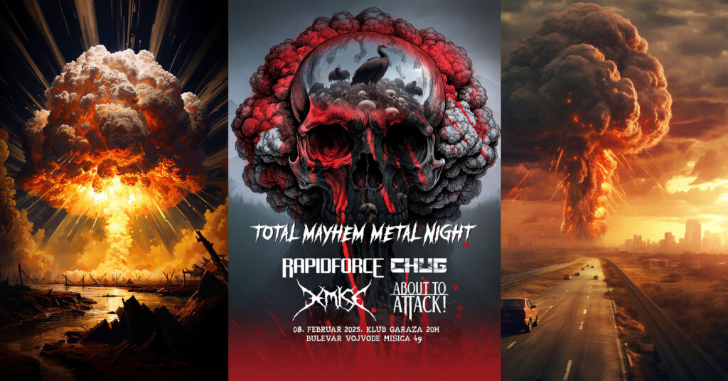 Total Mayhem – Metal koncert 8. februara u Garaži