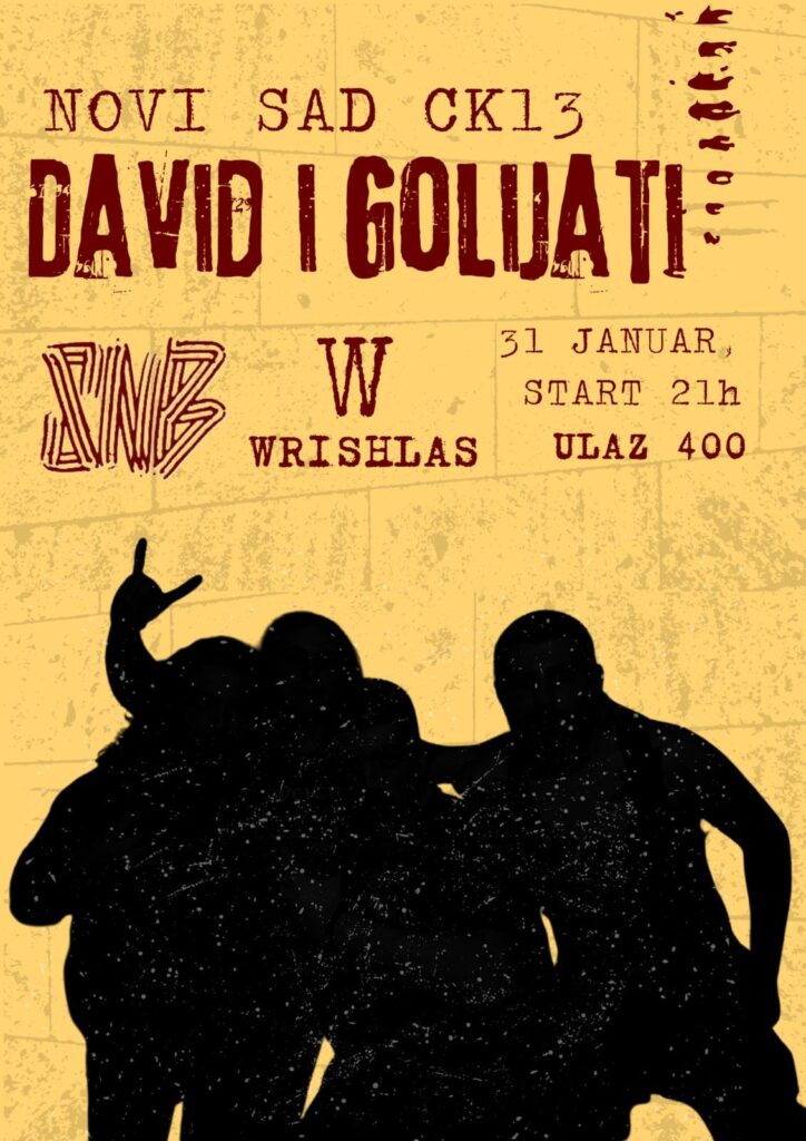 David i Golijati donose „Pobunu“ u Novi Sad!
