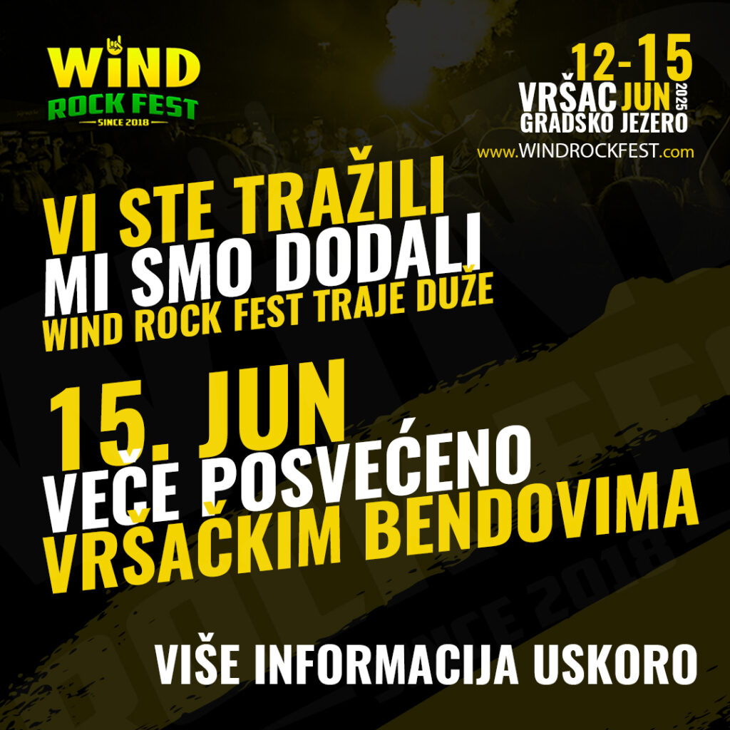 Dodatni dan Wind Rock Festivala