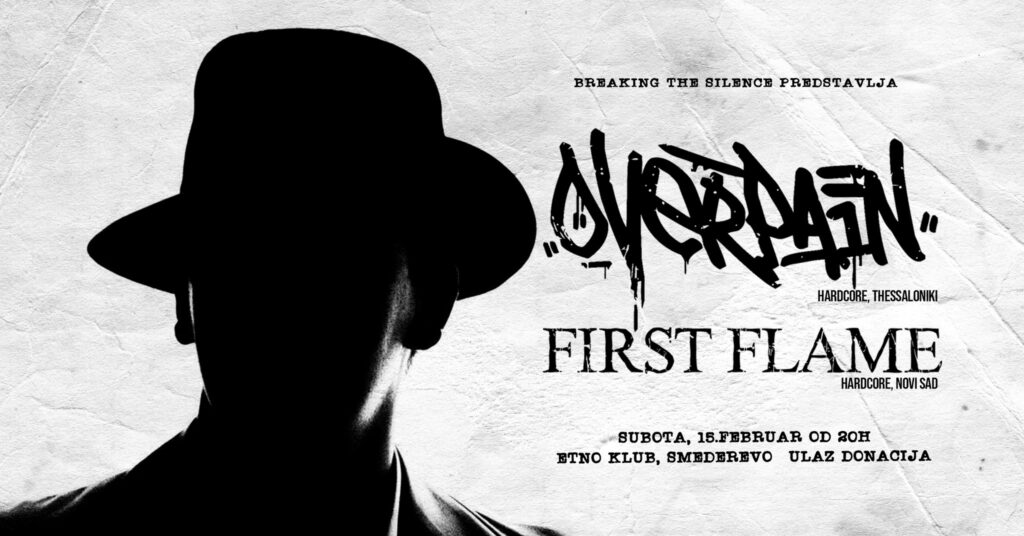 Overpain i First Flame 15.2. u Etno klubu u Smederevu