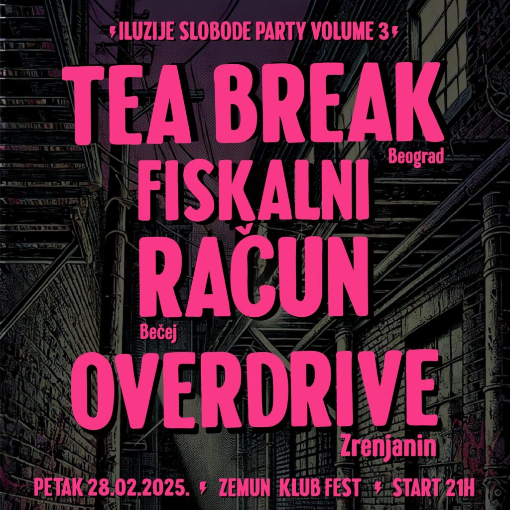 Iluzije Slobode party vol. 3 u klubu Fest u Zemunu 28.2.