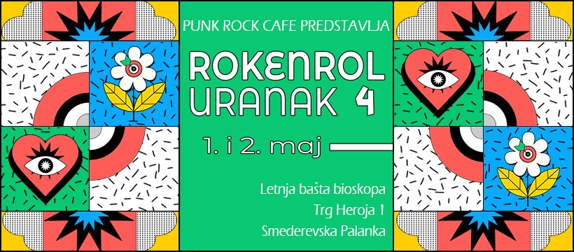 Četvrto izdanje Rokenrol Uranka 1. i 2. maja u letnjoj bašti bioskopa u Smederevskoj Palanci