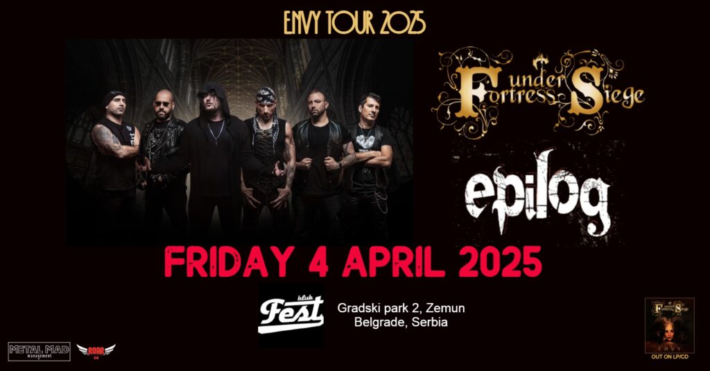 Fortress Under Siege 4. aprila u klubu Fest u Zemunu