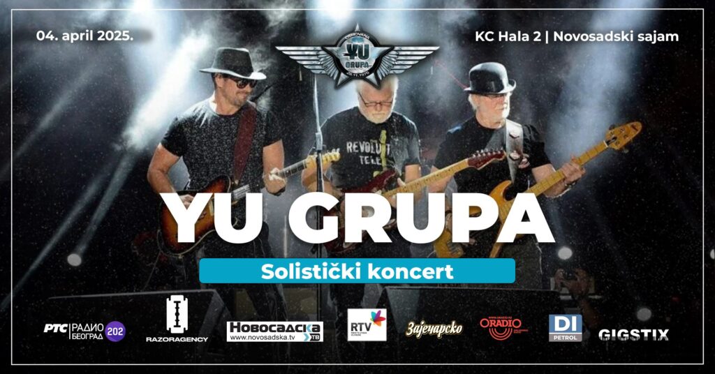 4. april novi datum novosadskog koncerta YU Grupe