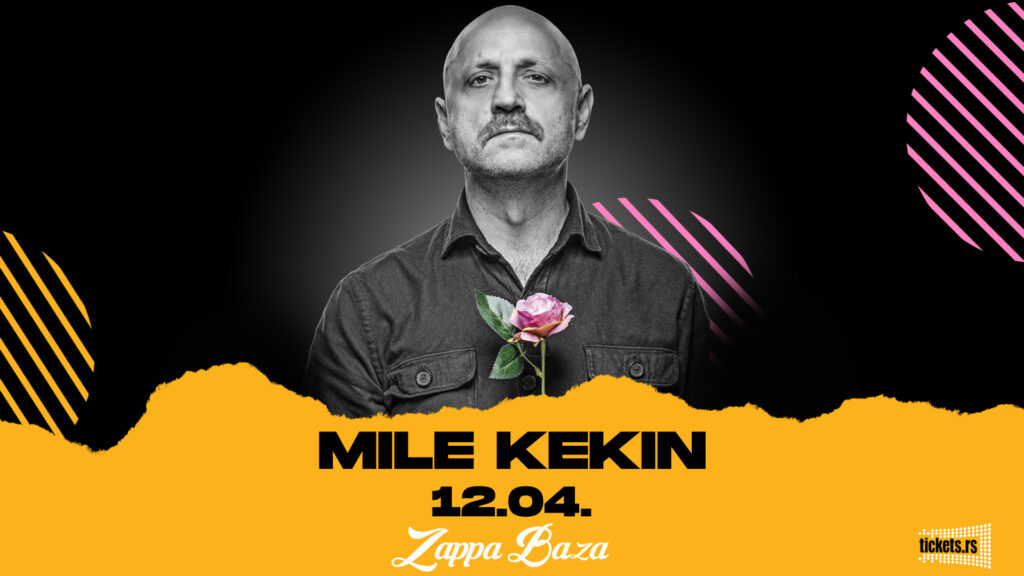 Mile Kekin 12. aprila u Zappa Bazi