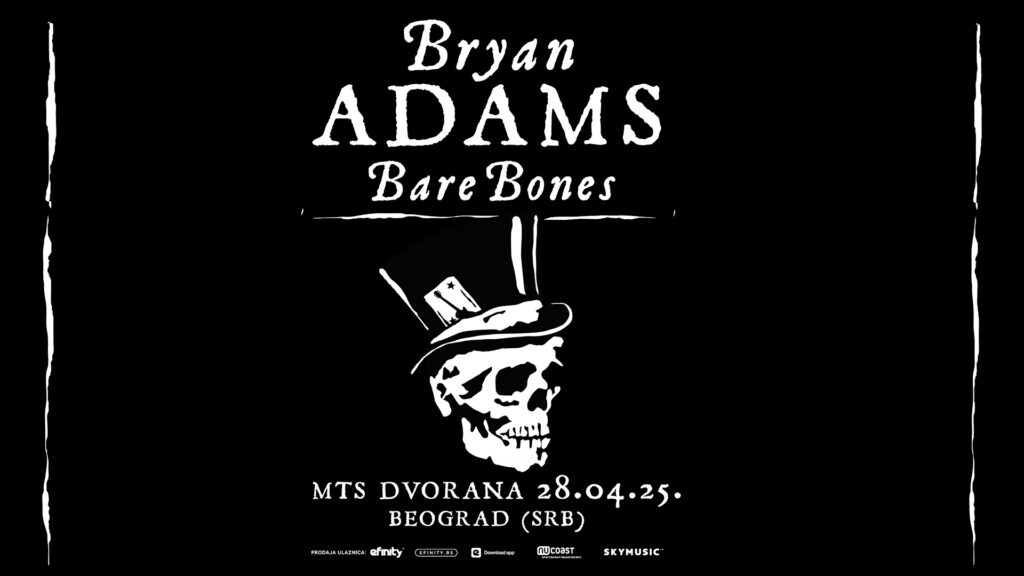 Brajan Adamas i njegov “Bare Bones Show” PRVI PUT u Beogradu 28. aprila – Samo nekoliko gradova NA SVETU ima ovu čast