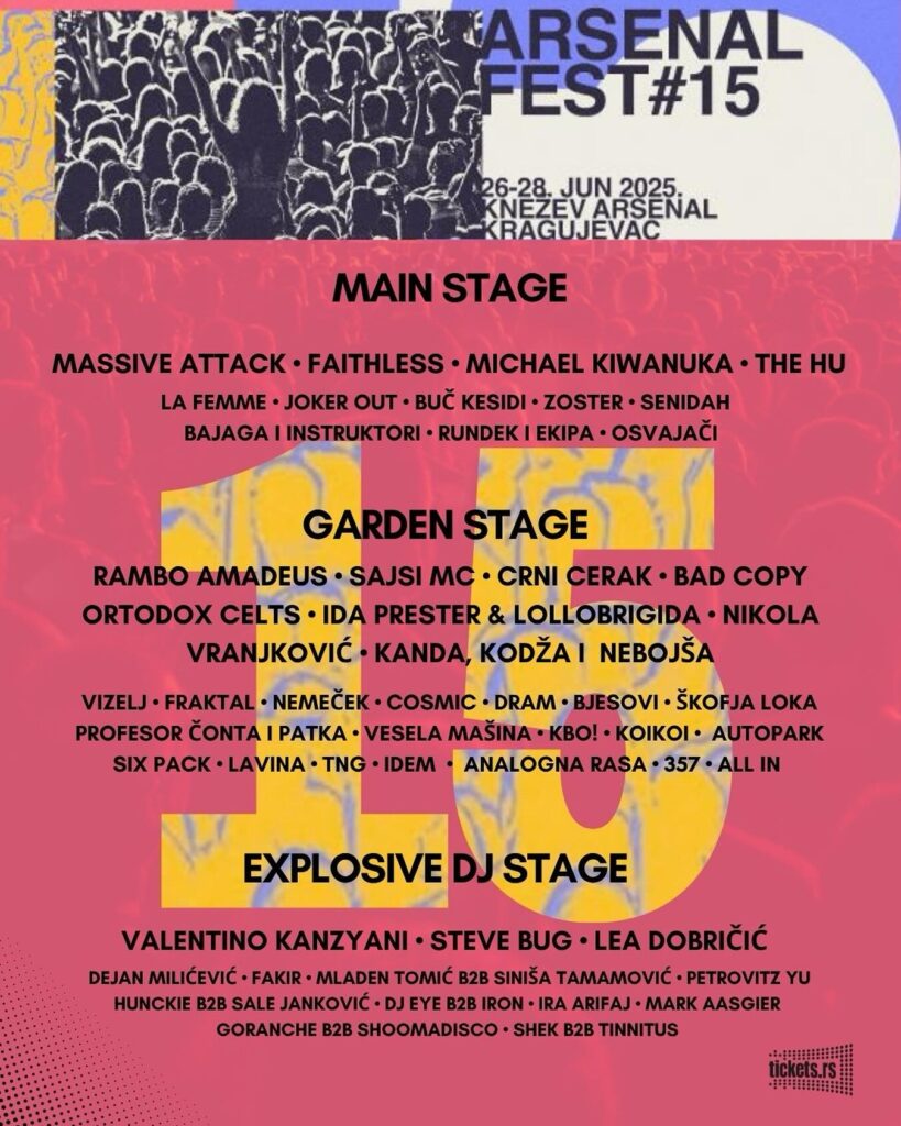 Eksplozija žanrova na Garden Stage-u: Sajsi MC, Rambo, Vranjković, Ida Prester, Orthodox Celts, Crni Cerak, Bad Copy i još mnogo toga