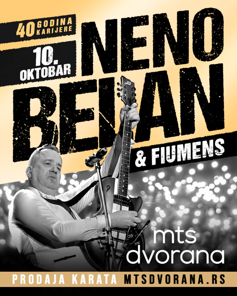Neno Belan koncertom u MTS Dvorani 10. oktobra obeležava 40 godina karijere