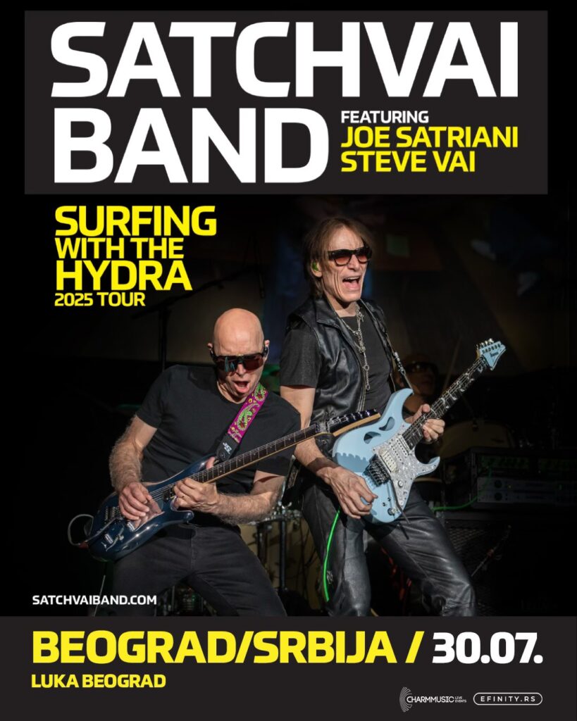 SatchVai Band 30.7.2025. u luci Beograd