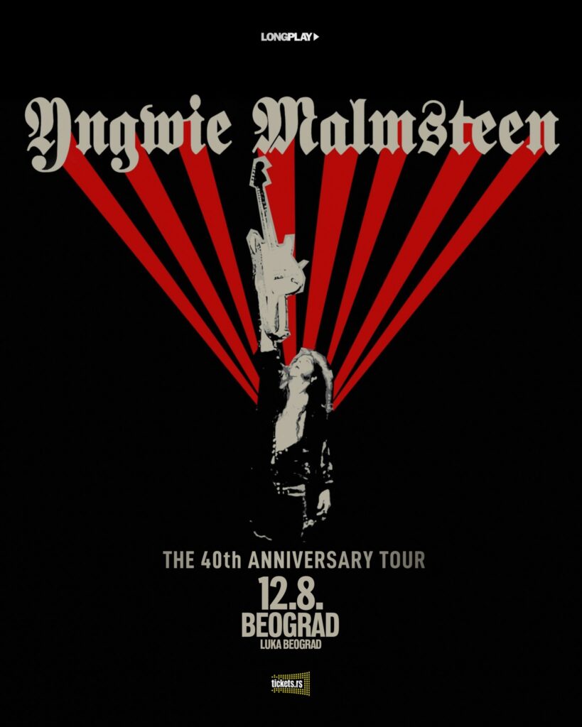 Yngwie Malmsteen 12.8. u luci Beograd