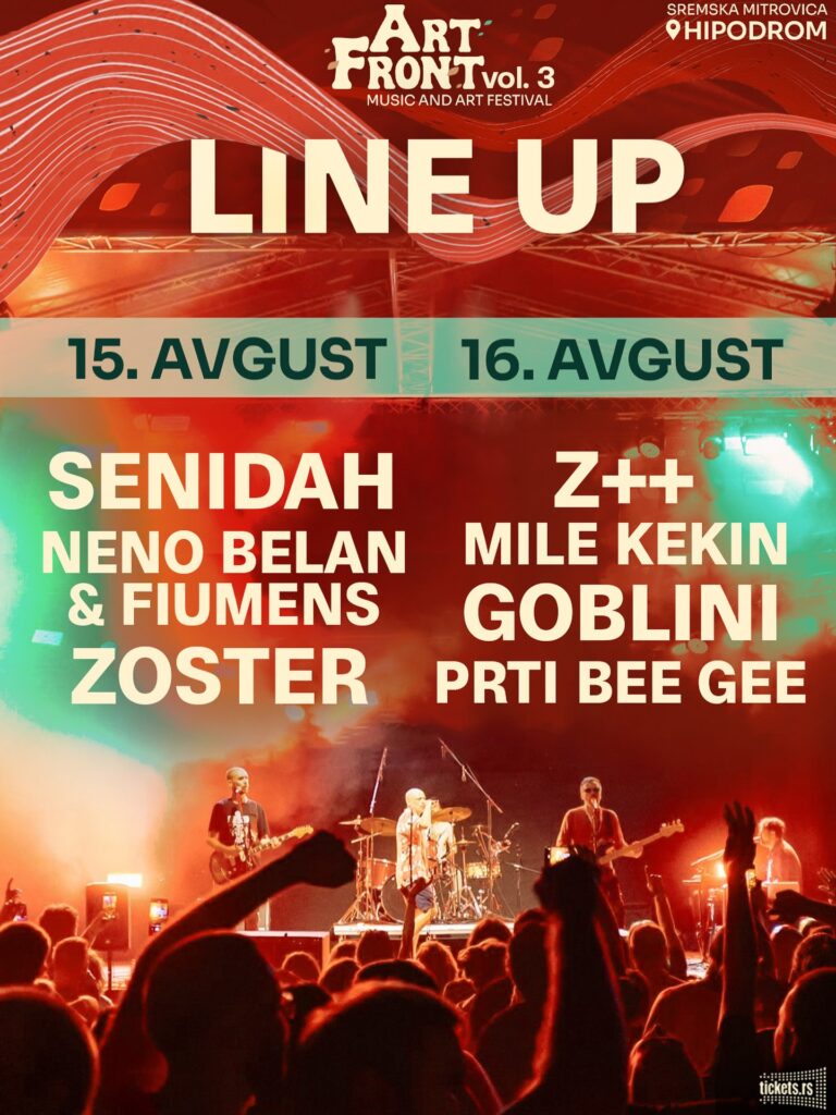 Kompletiran Line-up za treće izdanje Art Front festivala