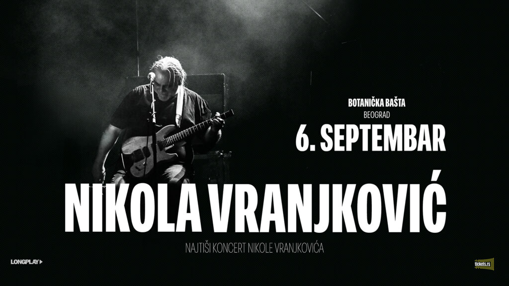 Tradicionalni najtiši koncert Nikole Vranjkovića 6. septembra u Botaničkoj bašti