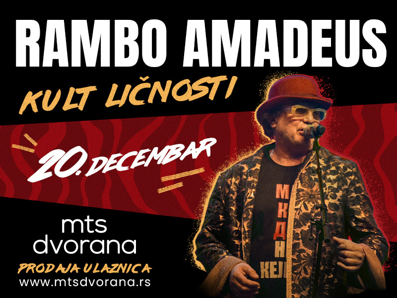 RAMBO AMADEUS TRADICIONALNO 20. DECEMBRA U MTS DVORANI