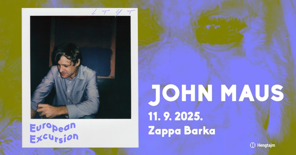 Avangardni umetnik John Maus u četvrtak u Zappa Barci, objavljena i satnica!