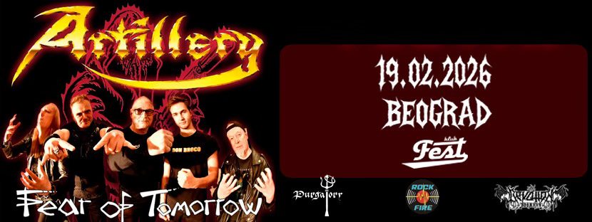 Artillery u klubu Fest 19.2.2026.