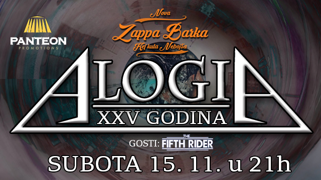 Alogia 15. novembra na Zappa Barci