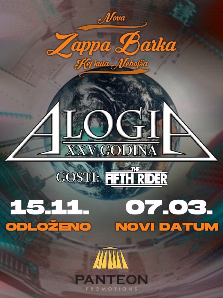 Odložen koncert Alogie