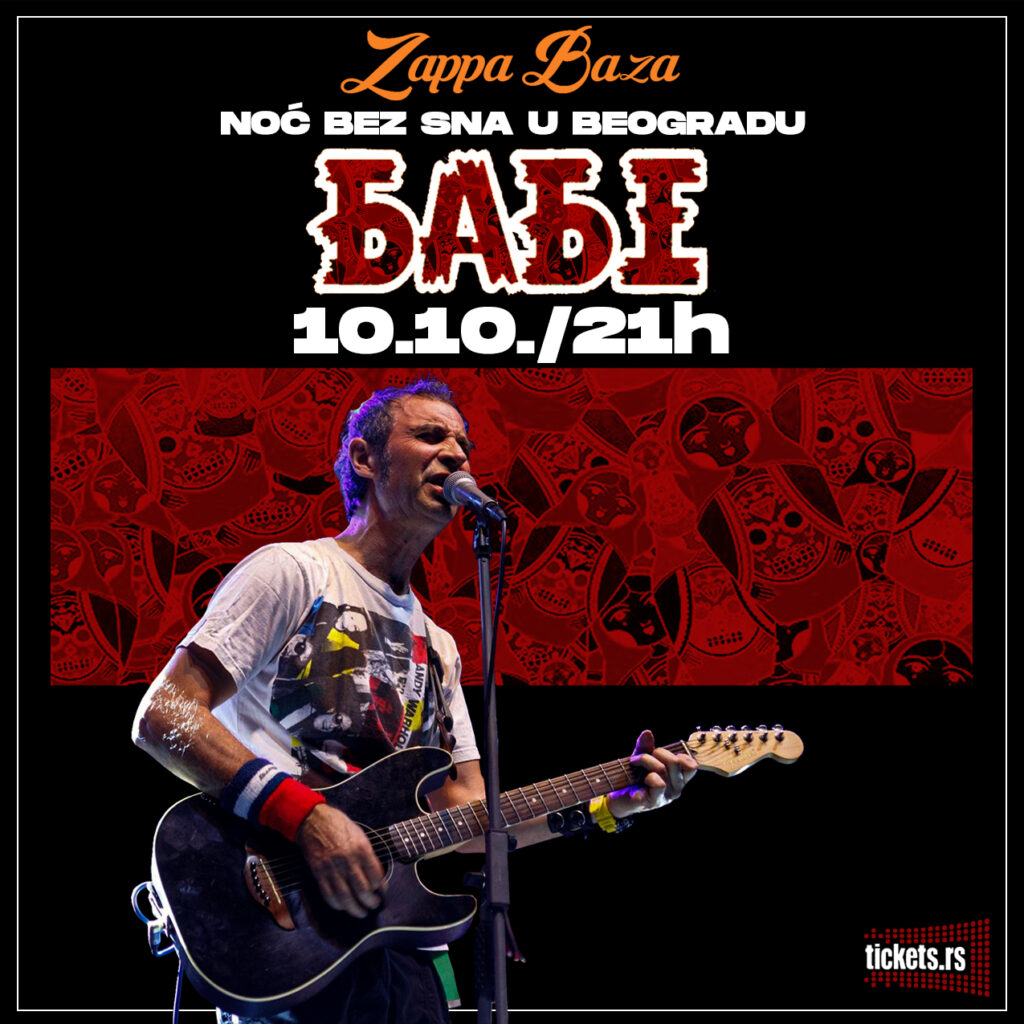 Noć bez sna u Beogradu – BABE u petak u Zappa Bazi!