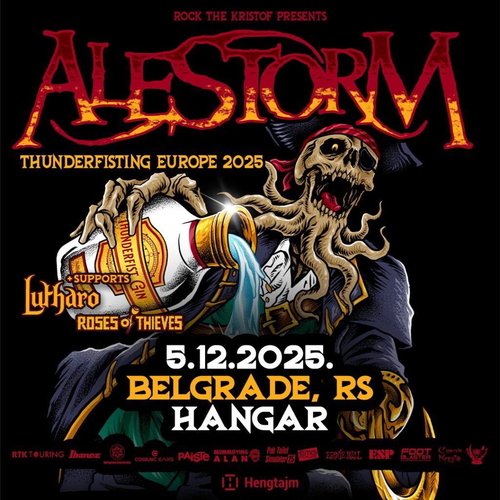 Alestorm 5. decembra u Hangaru luke Beograd