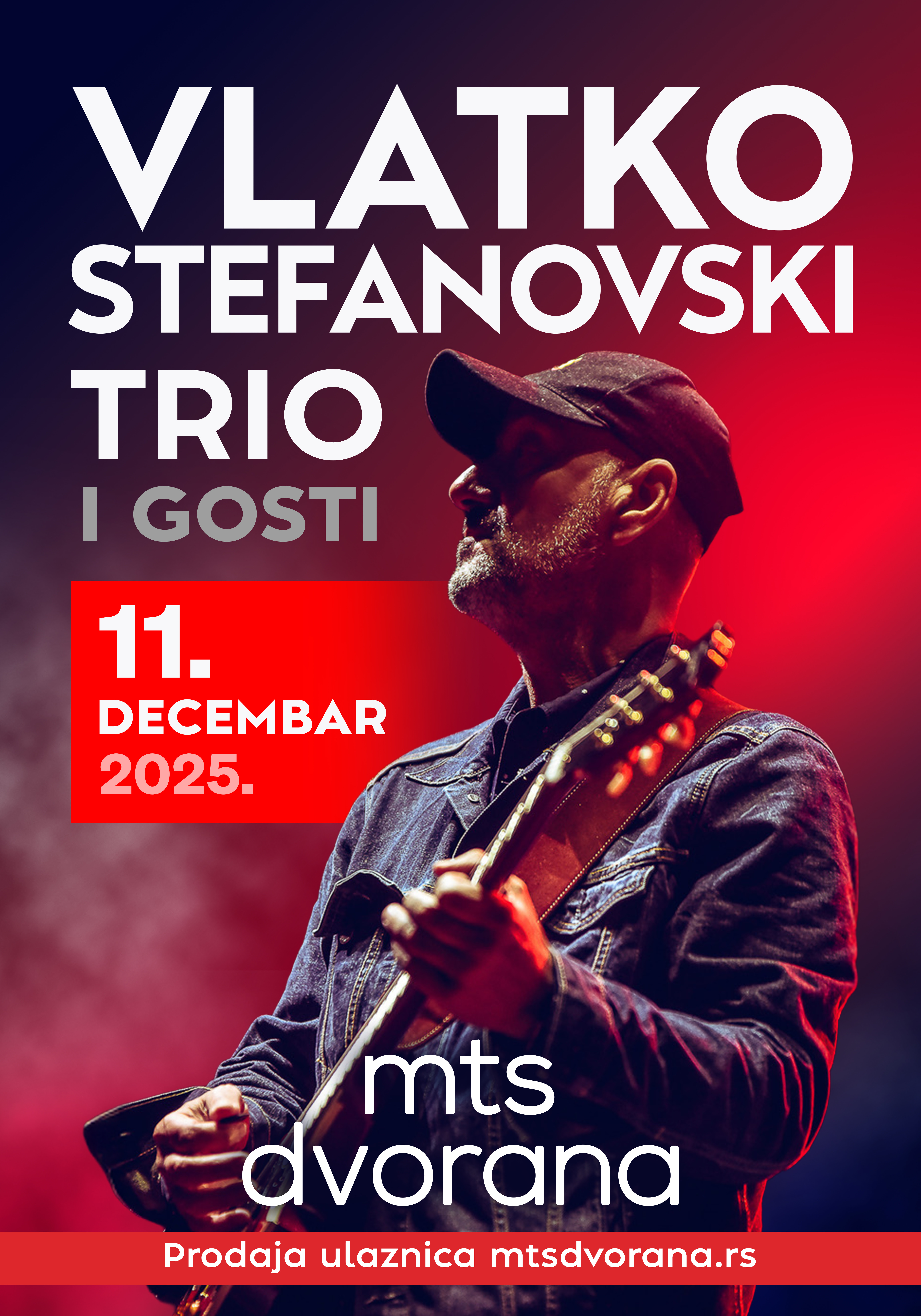 VLATKO STEFANOVSKI: VIRTUOZ NA GITARI 11. DECEMBRA U MTS DVORANI SVIRAĆE ZAJEDNO SA GOSTIMA