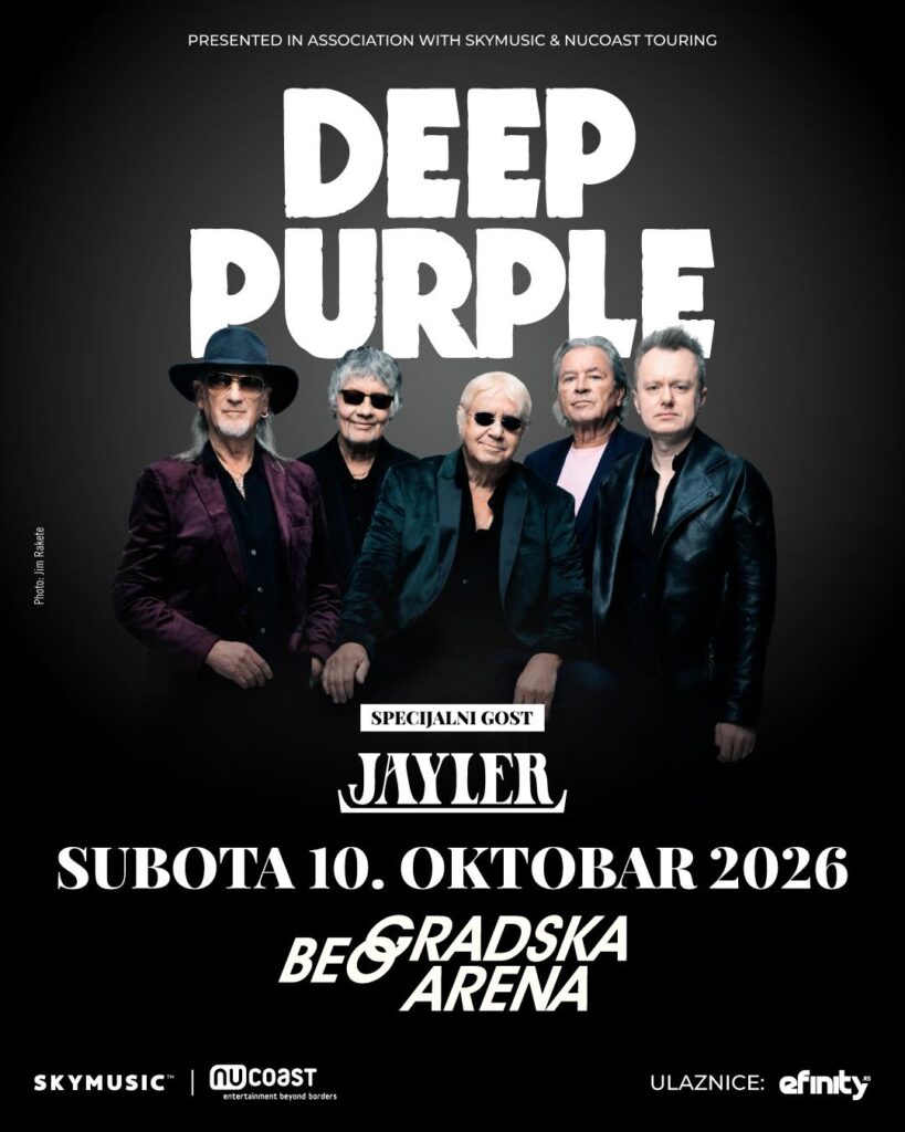 Deep Purple 10.10.2026. u Beogradu