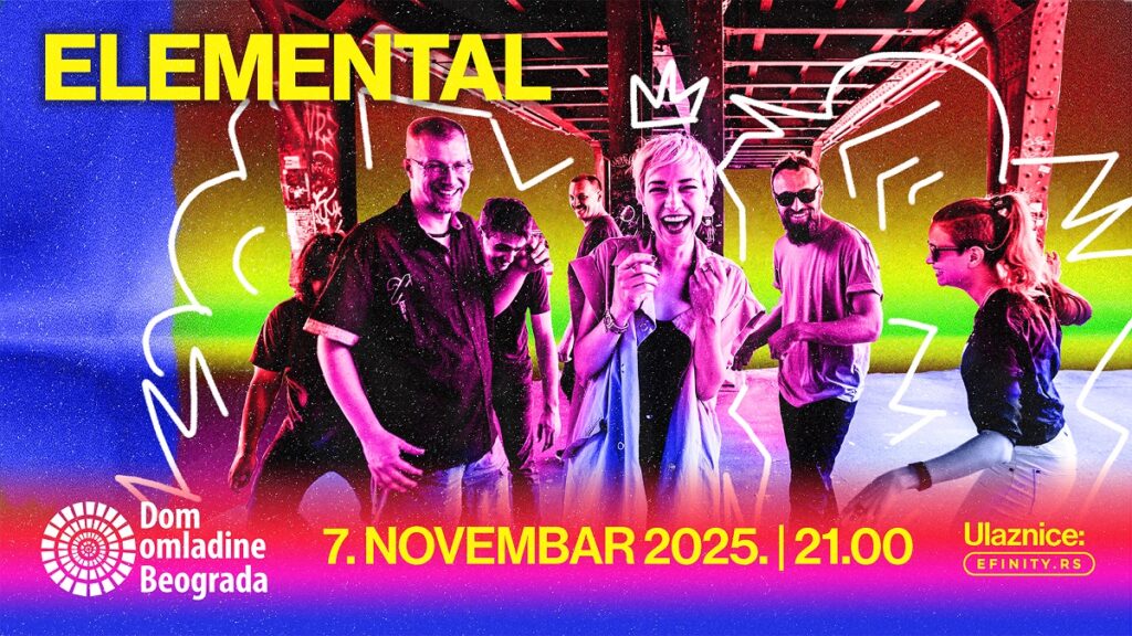 Koncert grupe ELEMENTAL u Domu omladine Beograda skoro rasprodat, poslednje ulaznice u prodaji!