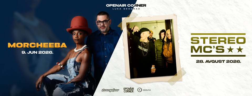 Morcheeba 9. juna na otvorenom prostoru Hangara luke Beograd