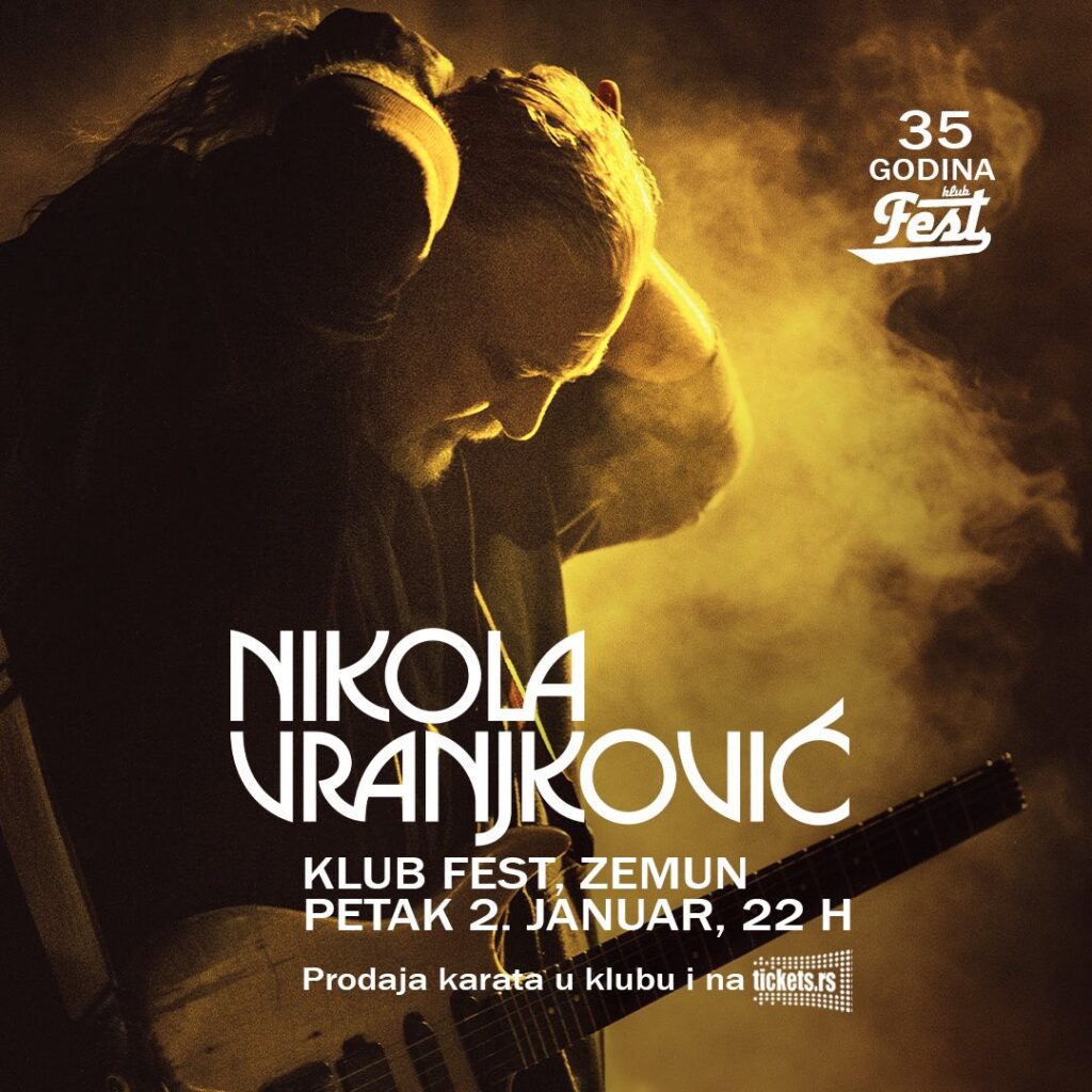 Nikola Vranjković 2. januara u klubu Fest
