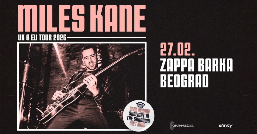 Koncert Milesa Kanea zakazan za 27. februar 2026. prebačen iz Hangara luke Beograd na Zappa Barku