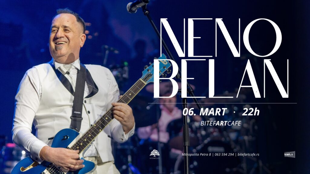 Neno Belan 6. marta u Bitefartcafeu