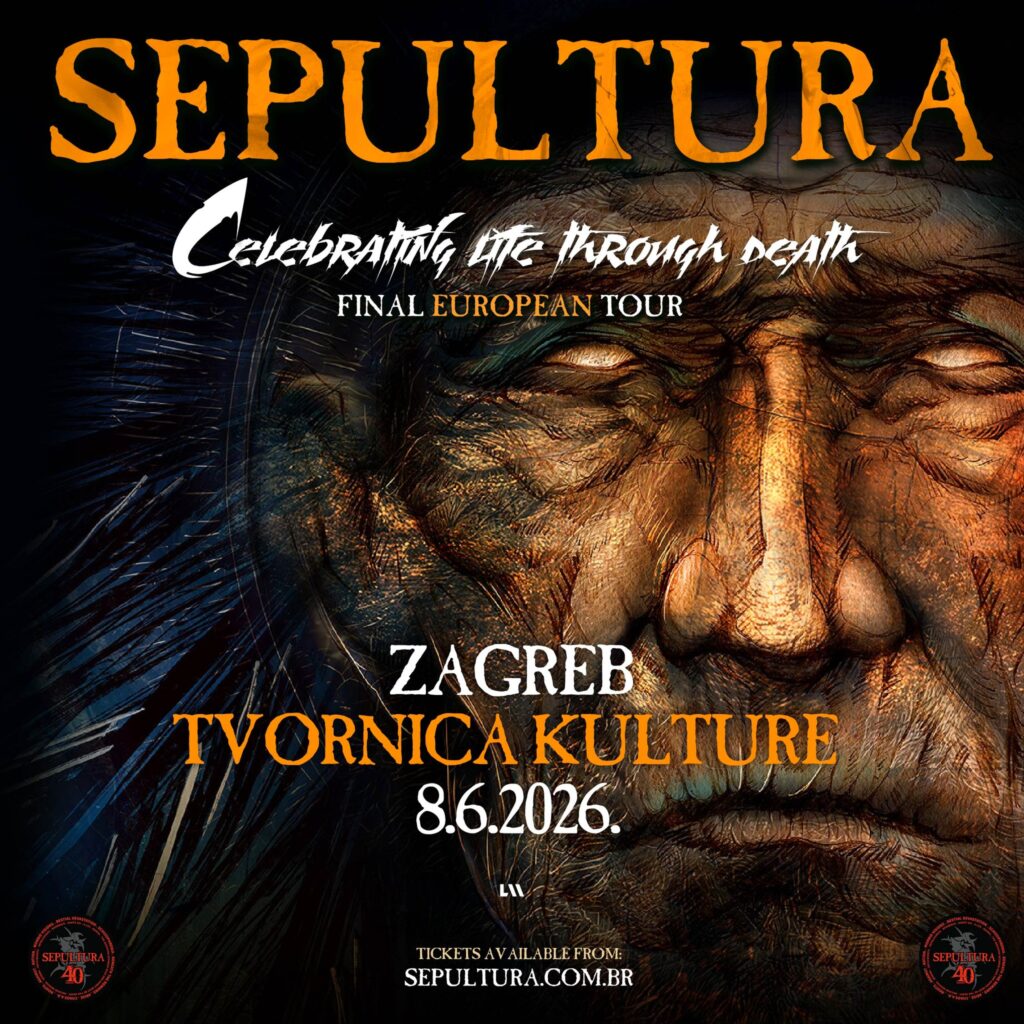 Sepultura u Tvornici Kulture u Zagrebu 8.6.2026.