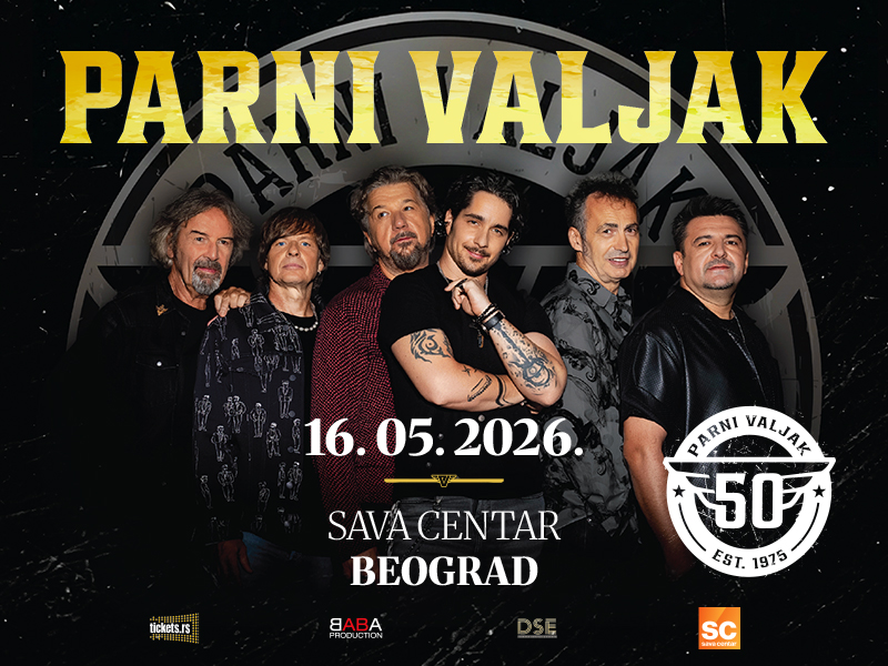 PARNI VALJAK OBELEŽAVA JUBILARNIH 50 GODINA RADA VELIKIM KONCERTOM 16. MAJA U SAVA CENTRU