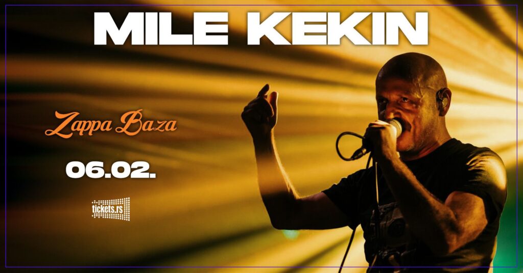 Mile Kekin 6. februara u Zappa Bazi