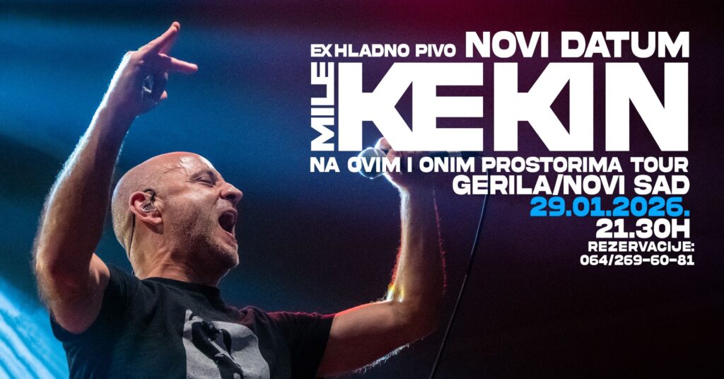 Mile Kekin i 29. januara u Gerila baru u Novom Sadu