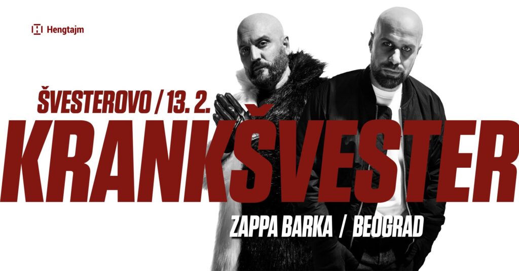 Krankšvester slavi ljubav sredinom februara u Zappa Barci!
