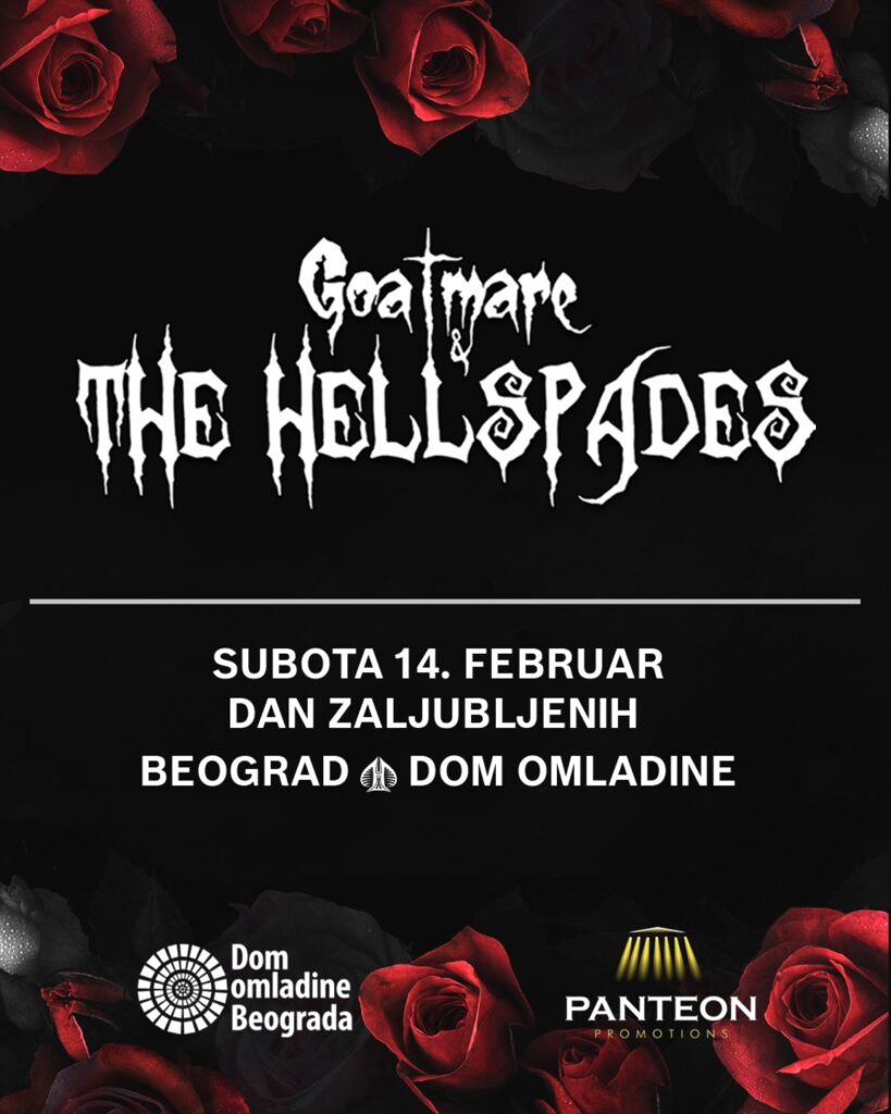 Goatmare & The Hellspades 14. februara u Domu Omladine