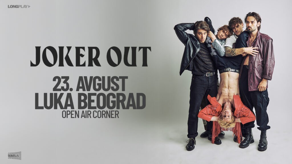 DESET GODINA LJUBAVI I ENERGIJE: JOKER OUT SLAVI JUBILEJ NA VELIKOM KONCERTU 23. AVGUSTA U LUCI BEOGRAD