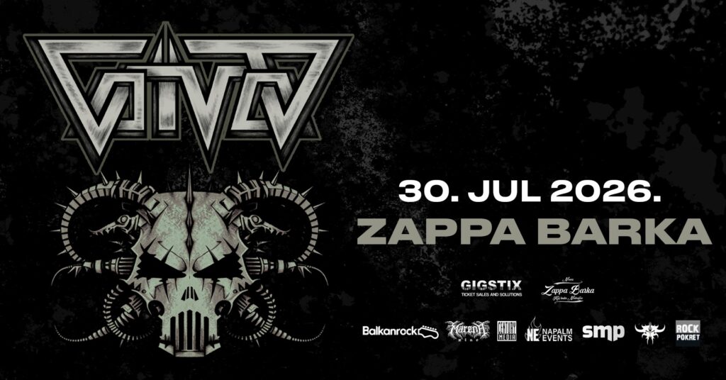 Voivod 30. jula na Zappa Barci