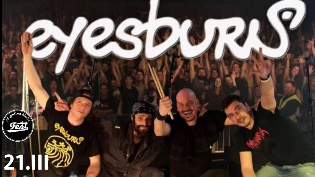 Eyesburn 21. marta u klubu Fest
