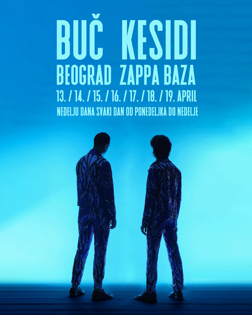 BUČ KESIDI NASTAVLJA GODINU NOVIM REKORDIMA NESVAKIDAŠNJI POTEZ – SEDAM UZASTOPNIH KONCERATA U ZAPPA BAZI I PO TRI KONCERTA U NOVOM SADU I NIŠU