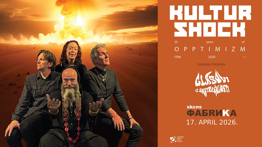 Koncert benda Kultur Shock 17. aprila u SKCNS Fabrici