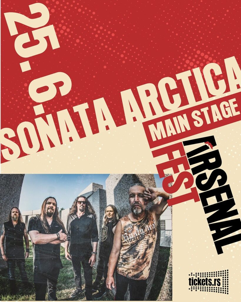 ARSENAL FEST OBJAVIO JOŠ TRI IZVOĐAČA ZA 2026. GODINU: SONATA ARCTICA I DESTRUCTION NA MAIN STAGE-U, A THE HELLFREAKS NA GARDEN STAGE-U
