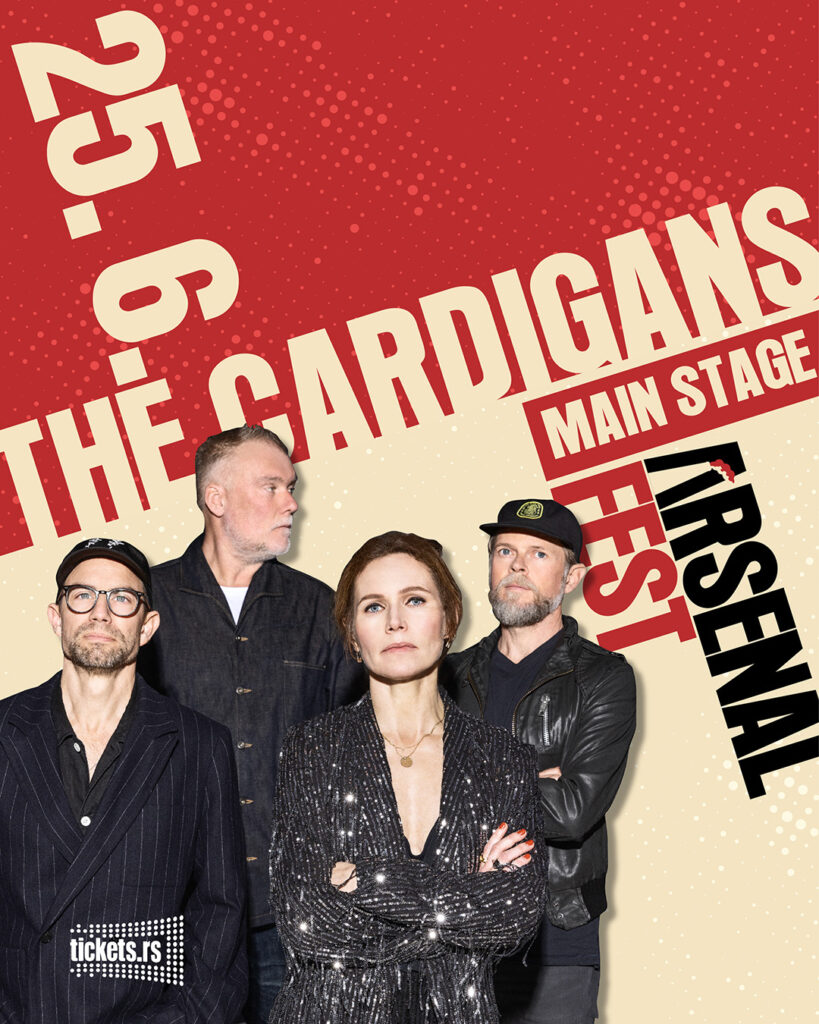 ARSENAL FEST OBJAVLJUJE PRVE IZVOĐAČE ZA 2026. GODINU: THE CARDIGANS, MAGNIFICO I PARADISE LOST NA MAIN STAGE-U