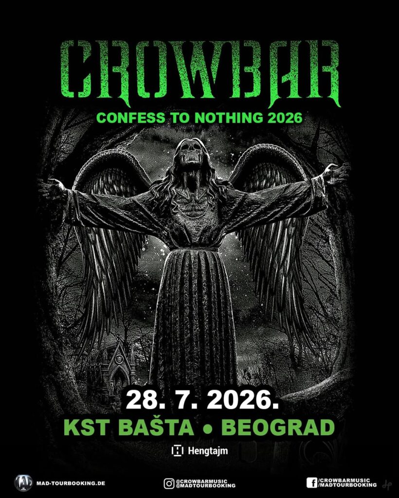 Crowbar 28. jula u Beogradu!